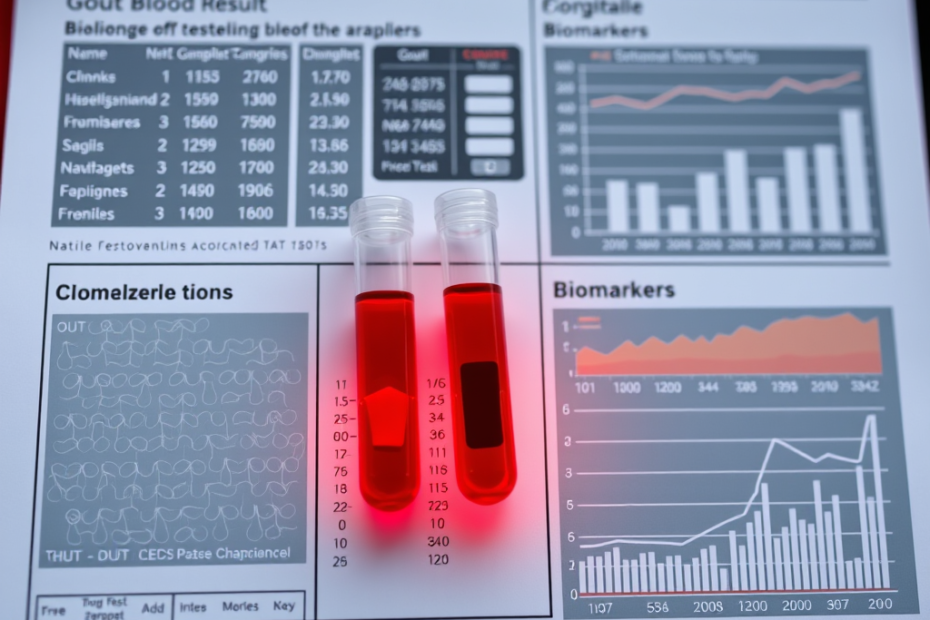 Innovative Biomarker bei Gicht. Symbolbild. Credits: LabNews Media LLC / labnews.ai