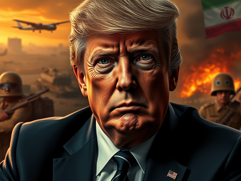 Trump zwischen Friedensnobelpreis und Untergang. Credits: LabNews Media LLC • LabNews AI Trump zwischen Iran Krieg und politischem Untergang Credits LabNews Media LLC