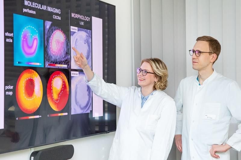 Haben neue Bildgebungsverfahren eingesetzt, um die infarktgeschädigte Herzregion genauer zu untersuc ...Copyright: Karin Kaiser/MHH.